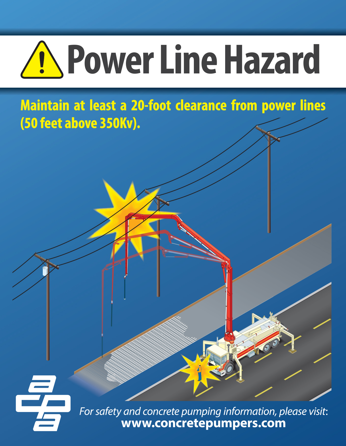 Power Line Hazard American Concrete Pumping Association
