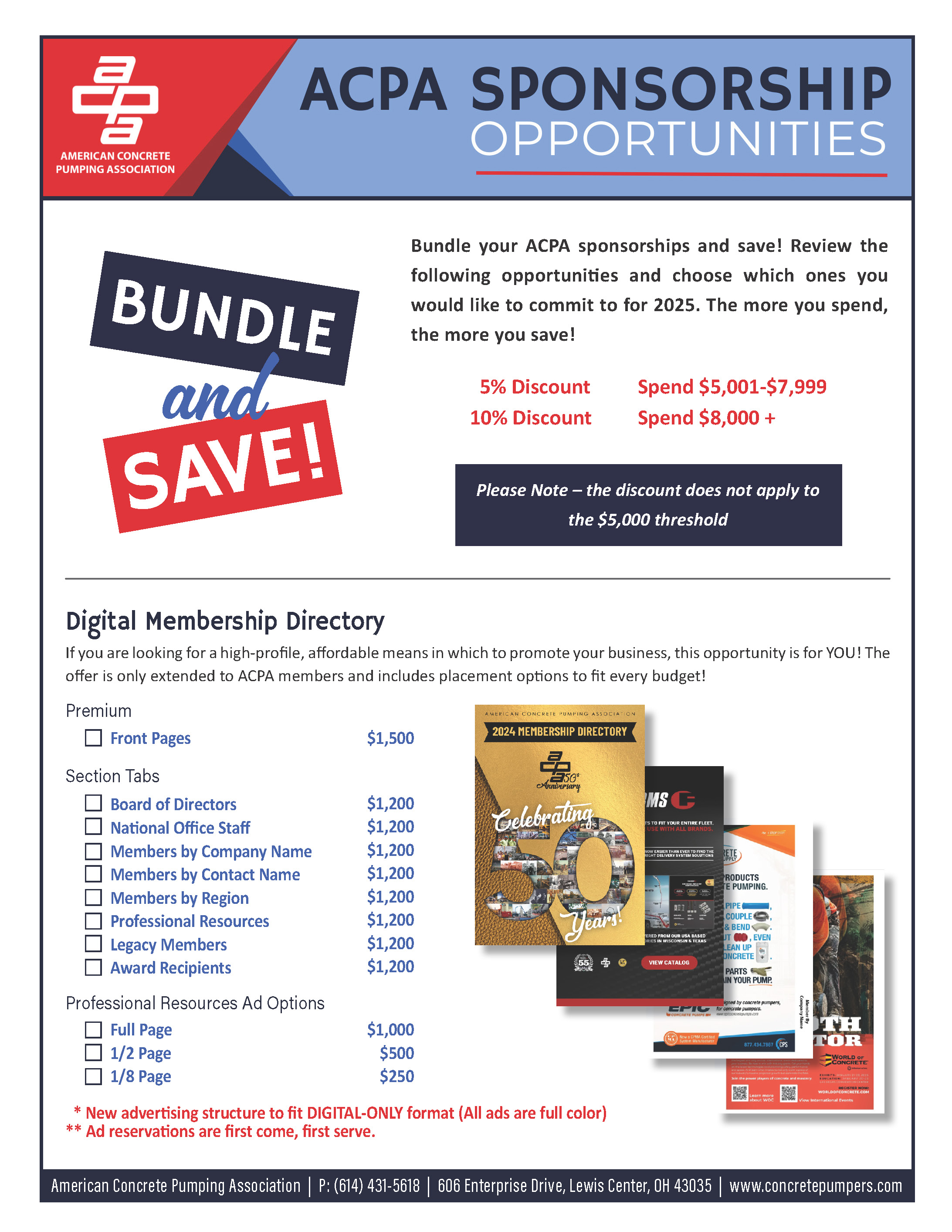 Click to download ACPA sponsorship opportunities packet