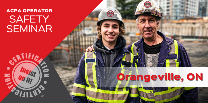 ACPA SAFETY SEMINAR - Orangeville, ON