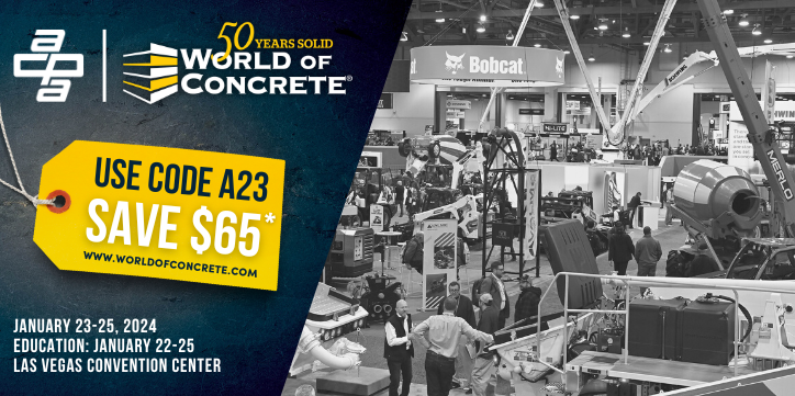 World of Concrete 2024: January 23-25