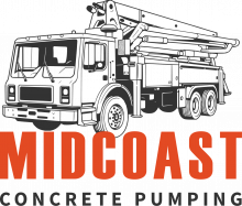 midcoast concrete pumping warren maine logo