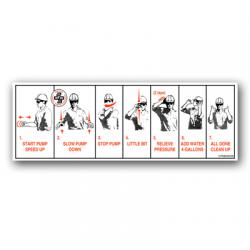 Hand Signals Decal (Trailer Pump Only)