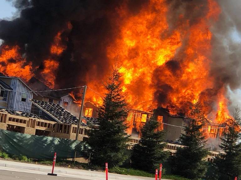 Manteca Wood-Frame Apartment Complex Fire